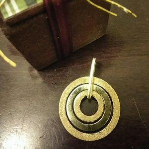 18k solid gold pendant